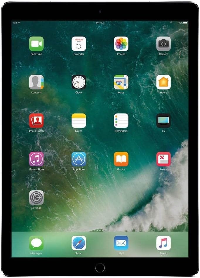 Apple iPad Pro 2017 2nd Gen (12.9 inch, Wifi+Cellular)- Refurbished_Space Gray_Front_89639