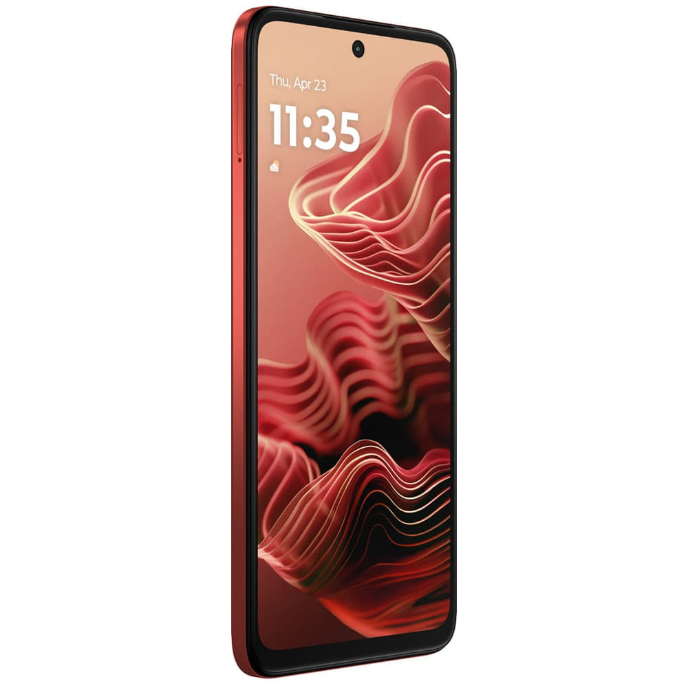 Motorola Moto G35 5G - Refurbished_Guava Red_Left Side_59978