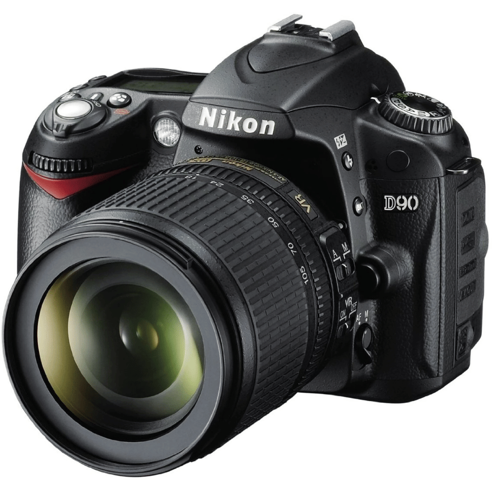 Nikon D90 12.3MP DSLR Camera - Refurbished_Black_Left Side_126495