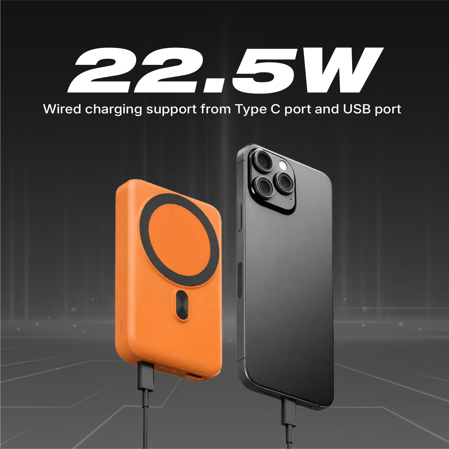 Sugato Ultracharge 10000mah - Powerbank - New - Orange_Orange_Right Side_127081