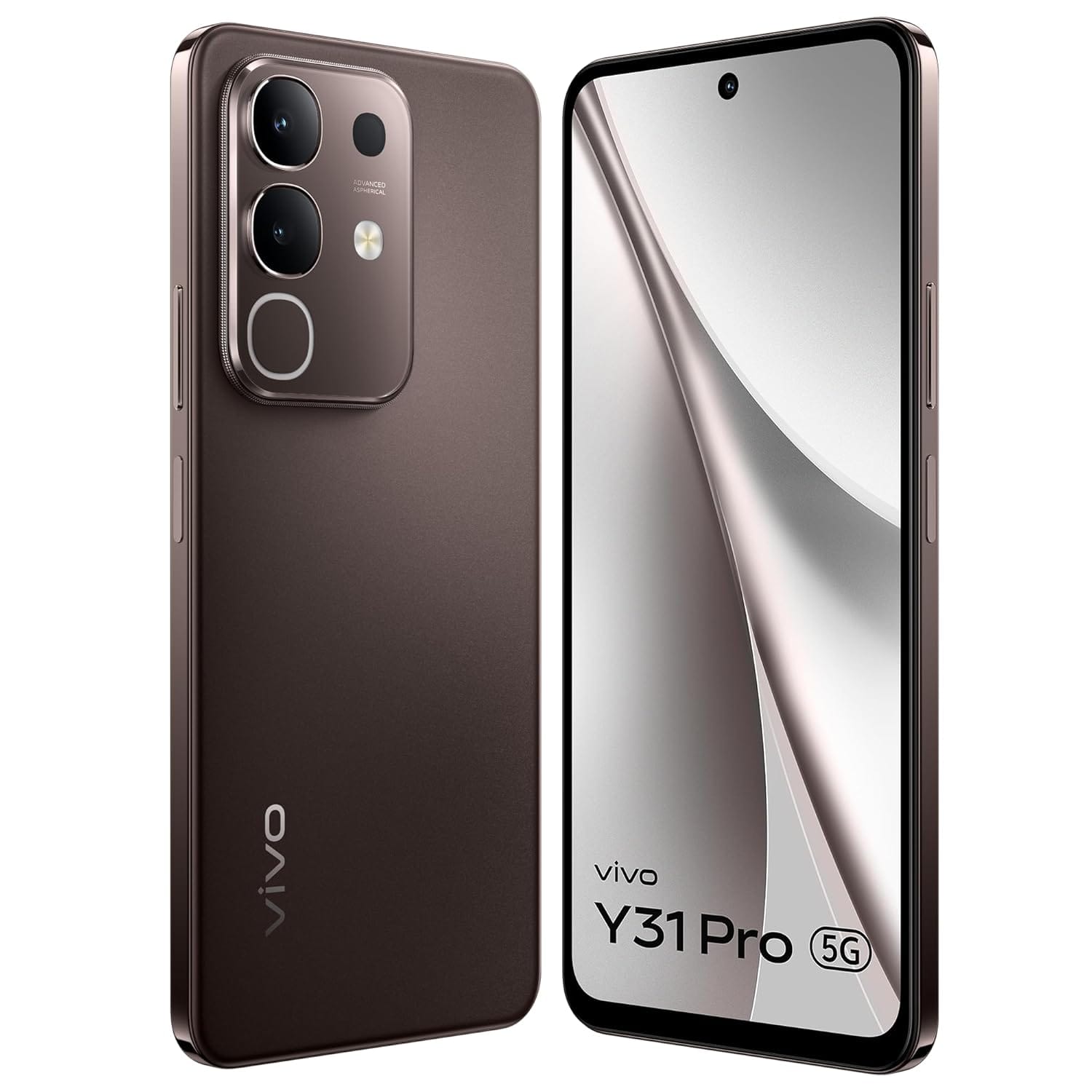 Vivo Y31 Pro 5G - Refurbished_Mocha Brown_Right Side_87492