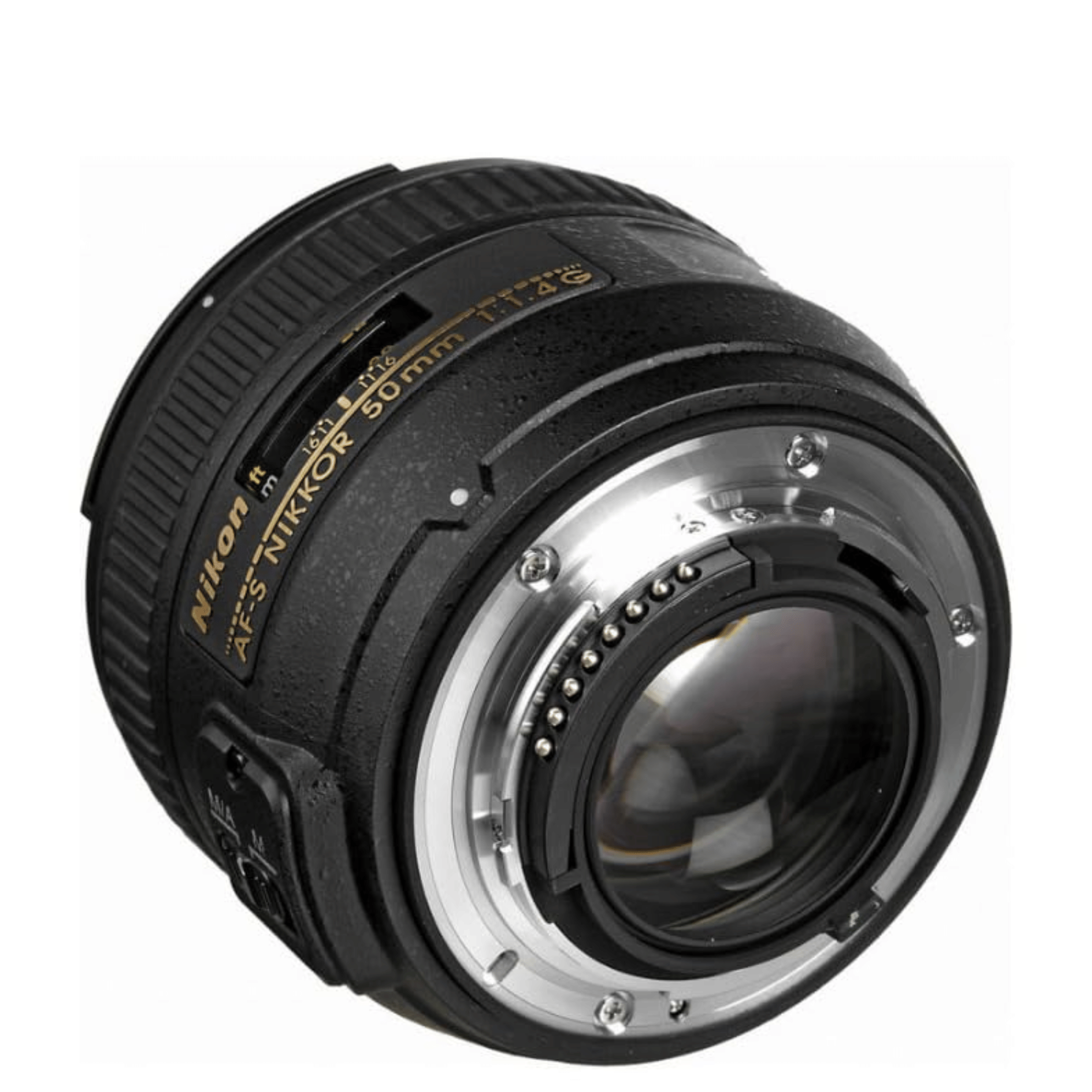 Nikon AF-S 50mm f/1.4G Prime Standard Zoom Lens - Refurbished Good - Black - Refurbished_Black_Top_115141