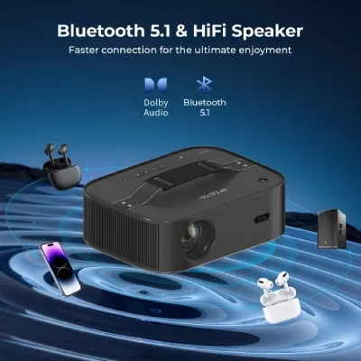 Wzatco Alpha 2 Max 18000 lm 1080p Projector  - Unboxed_Black_Right Side_124996