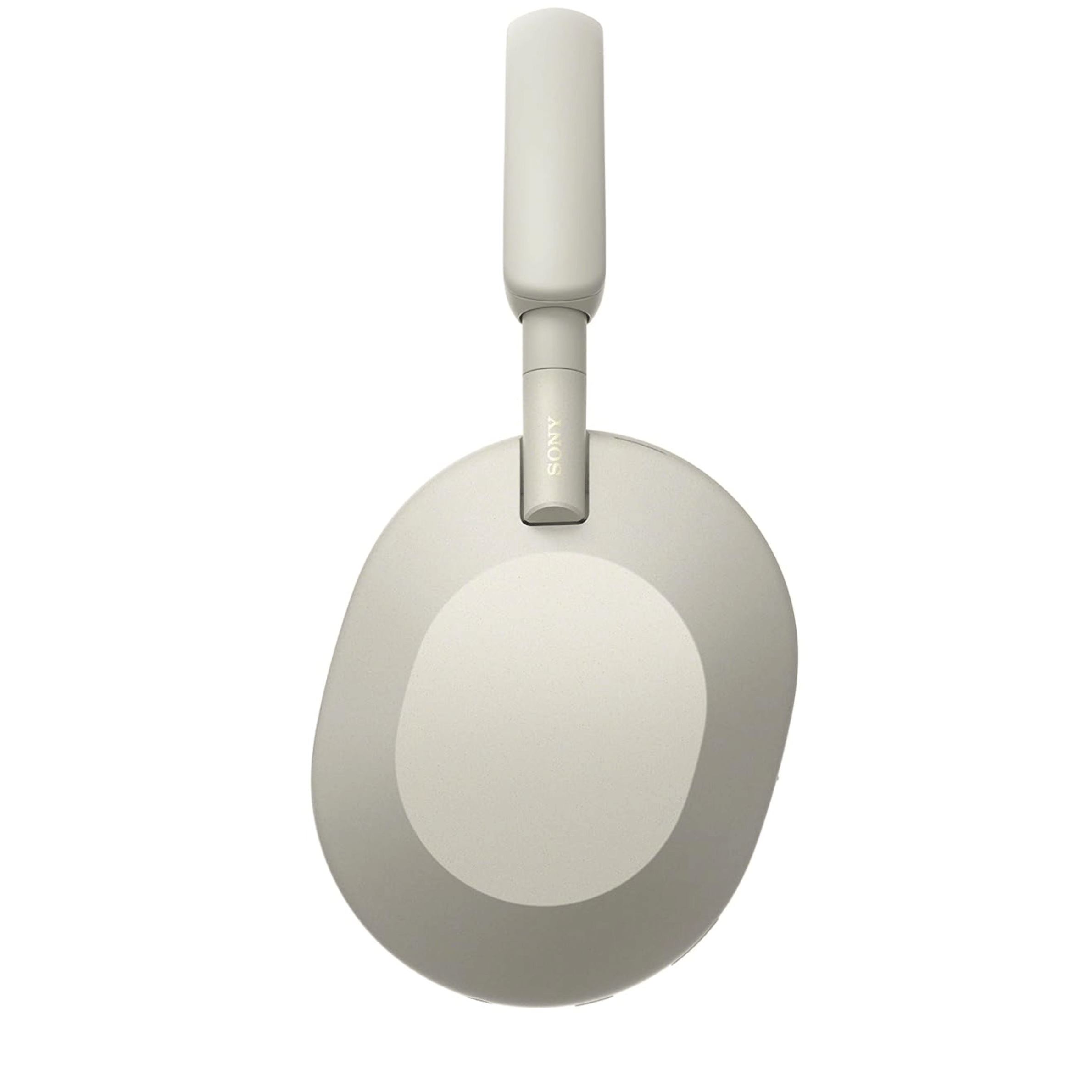 Sony WH 1000XM5 Best Active Noise Cancelling Wireless Bluetooth Over Ear Headphones - Refurbished_White_Left Side_115279