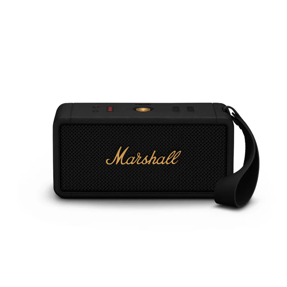 Marshall Middleton Bluetooth Speaker - Unboxed_Black Brass _Front_64329
