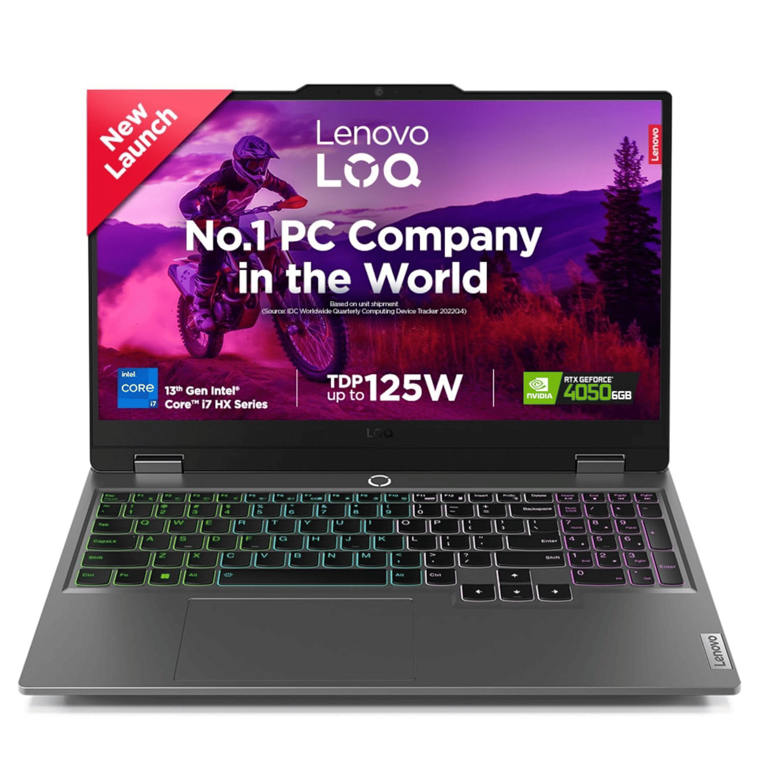 Lenovo LOQ Series 15IRX9 (Intel Core i7 13th Gen 15.6 Inch)- Refurbished_Gray_Front_117228