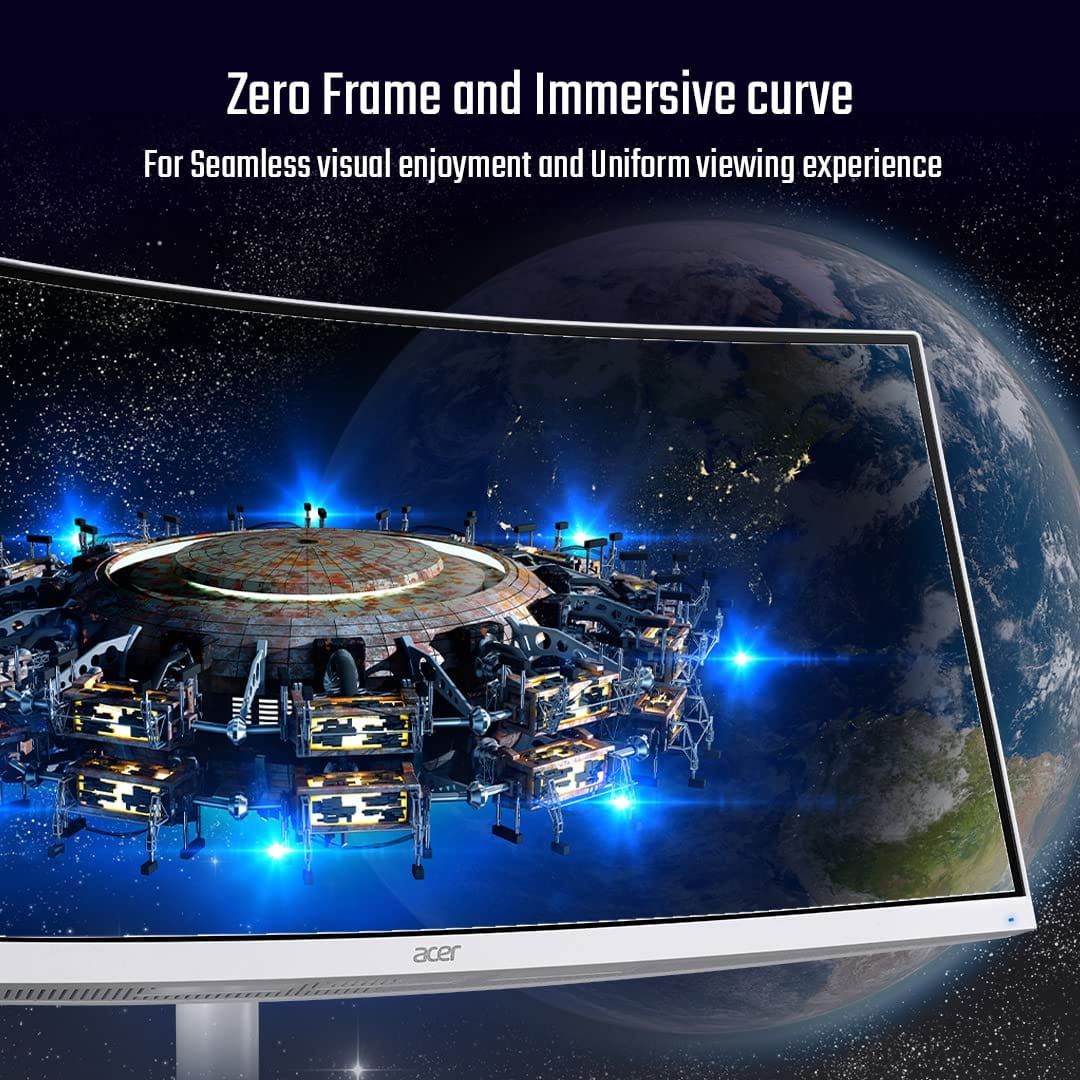 Acer XZ306CX 29.5 Inch 200 Hz 1500R Curved Full HD IPS Monitor - Unboxed_White_Top_86742