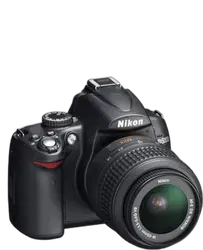 Nikon D5000 12.3 MP DSLR - Refurbished_Black_Front_114794