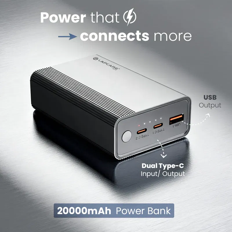 Lapcare Boost 65W 20000Mah - Powerbank - New - Grey_All_Others_90791