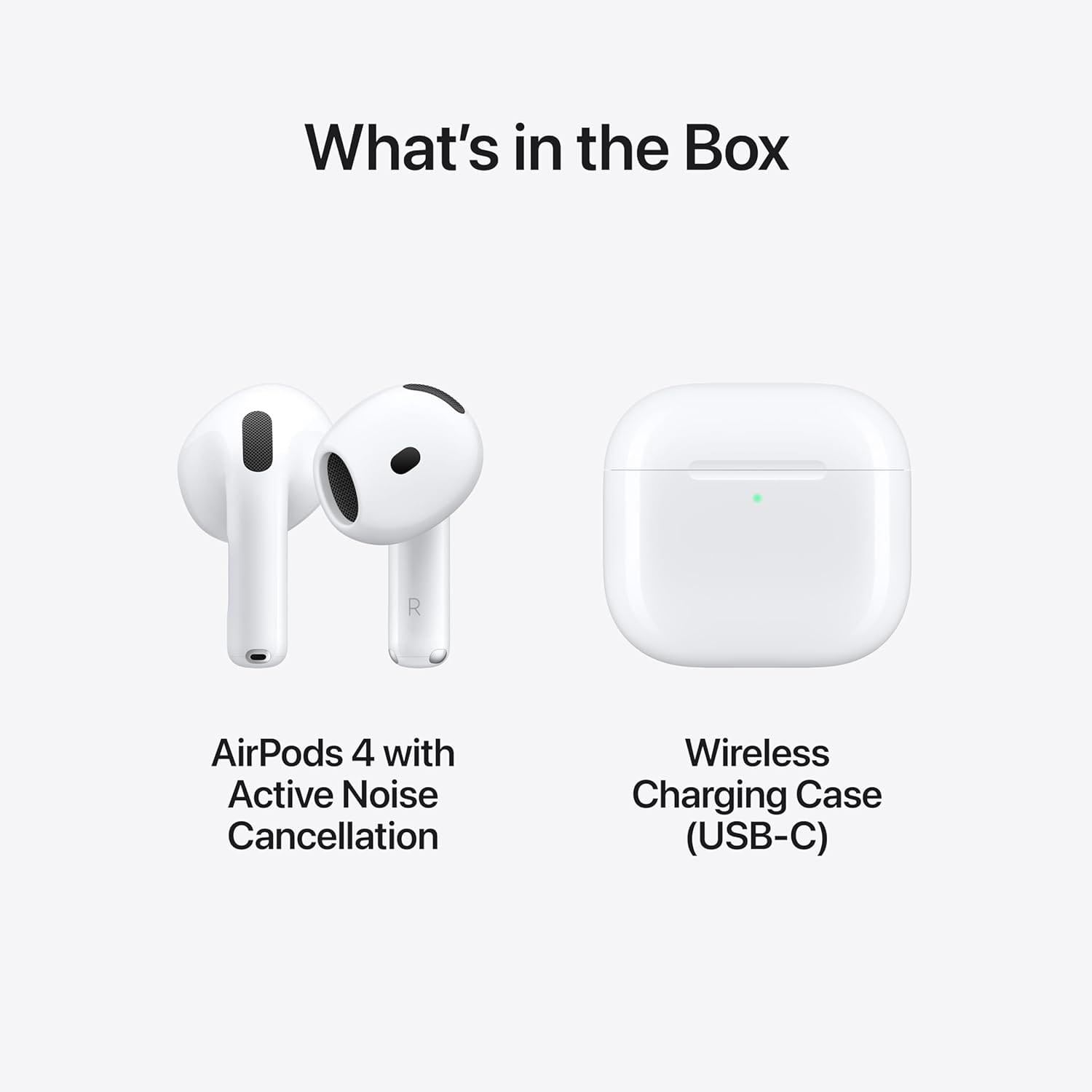 Apple AirPods 4 Wireless Earbuds with Active Noise Cancellation - Unboxed_White_Top_87901