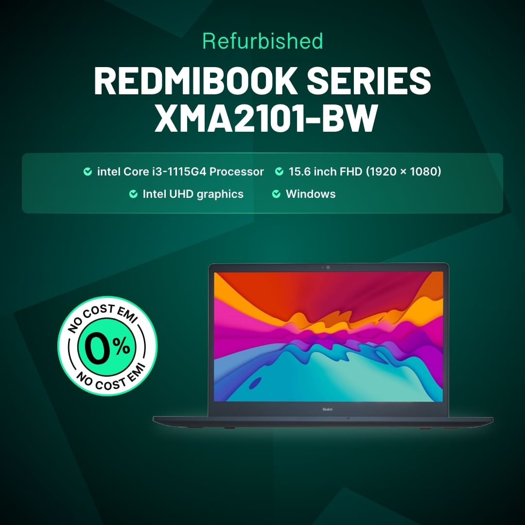 Xiaomi RedmiBook Series XMA2101-BW (Intel Core i3 11th Gen 15.6 Inch)- Refurbished_All_Others_57051
