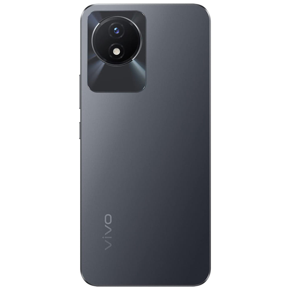 Vivo Y02 - Refurbished_Cosmic Grey_Back_52474