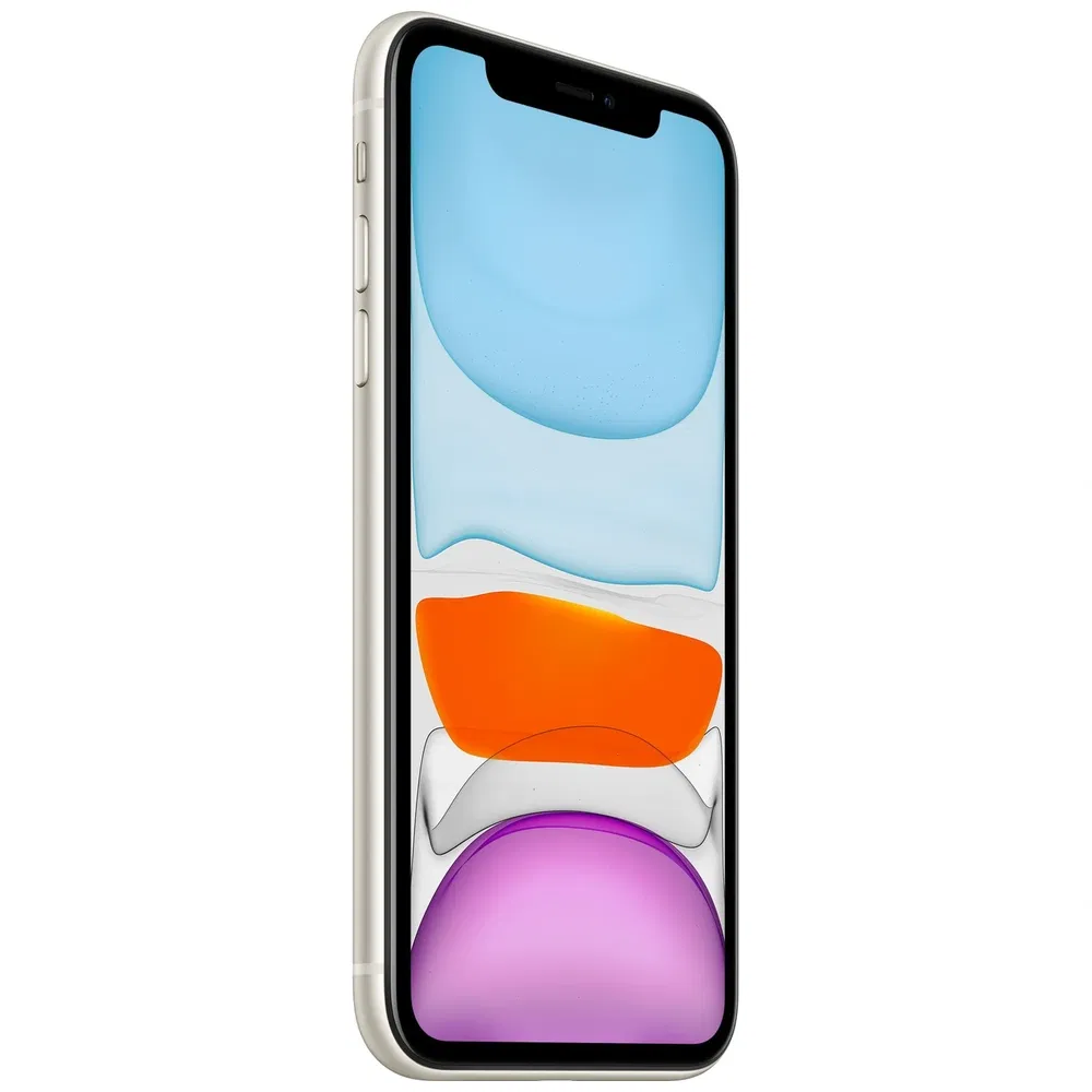 Apple iPhone 11 - Refurbished_White_Left Side_125511