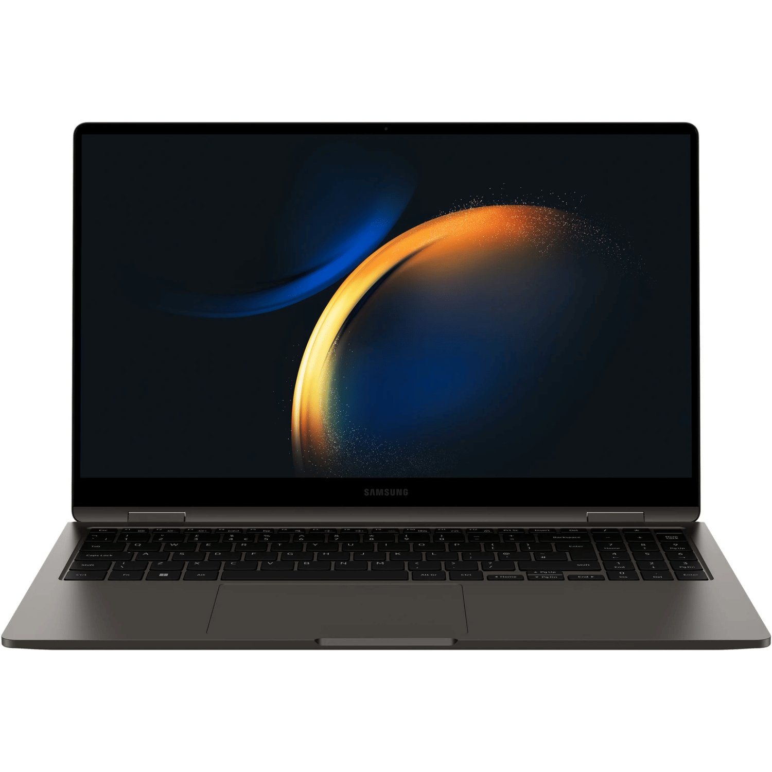 Samsung Galaxy Book3 360 Series 750QFG Touch Screen (Intel Core i7 13th Gen 15.6 Inch)- Refurbished_Graphite_Front_90155