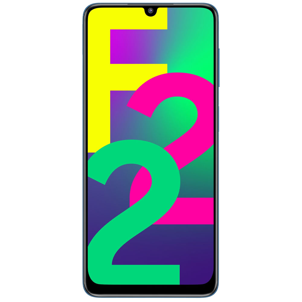Samsung Galaxy F22 - Refurbished_Denim Blue_Front_50106