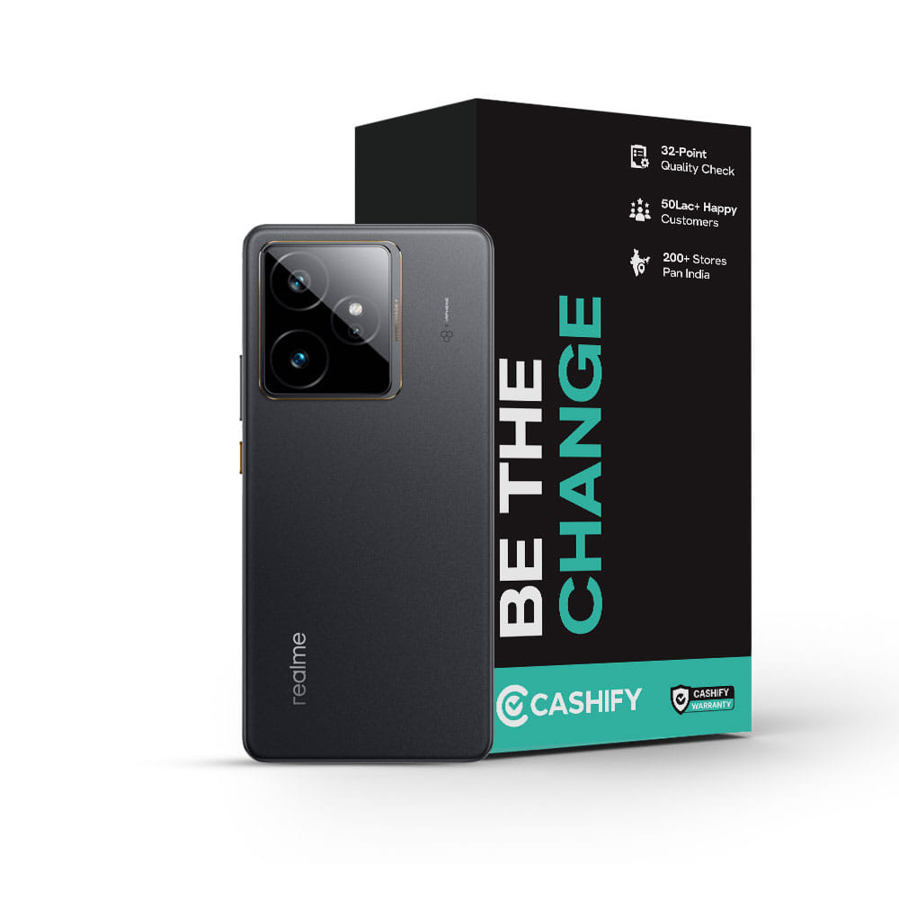 Realme GT 7T - Refurbished_IceSense Black_Phone With Box_121879