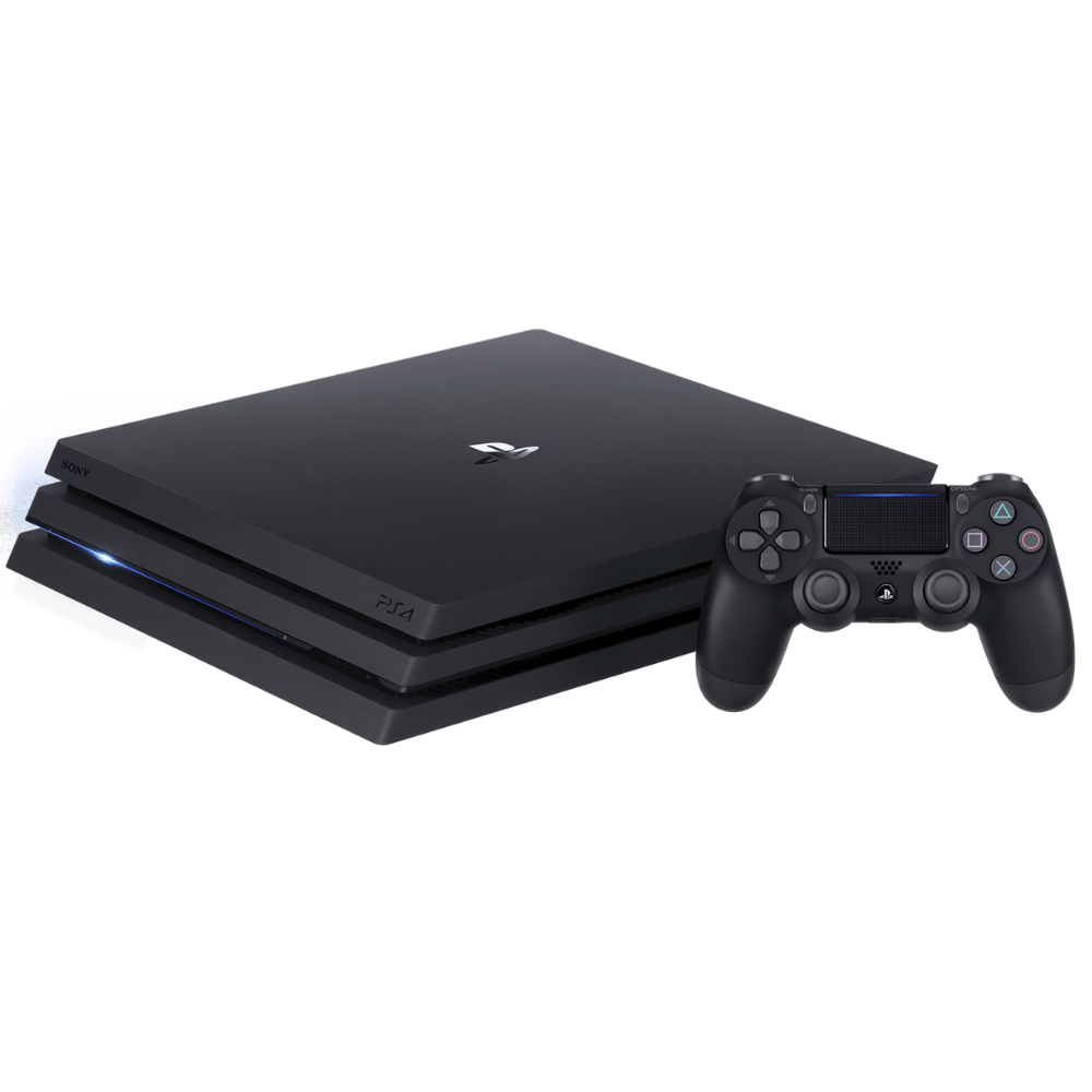 Sony Playstation 4 Pro Gaming Console (PS4)- Refurbished_Black_Back_55705