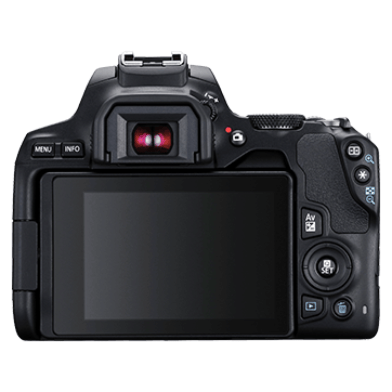 Canon EOS 200D 24.2MP DSLR - Refurbished_Black_Back_114589