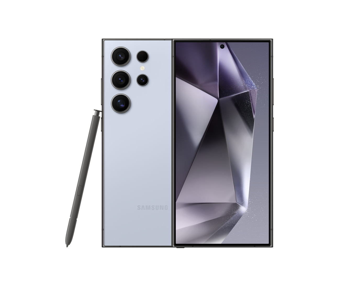 Samsung Galaxy S24 Ultra 5G - Refurbished_Titanium Blue_Top_87147