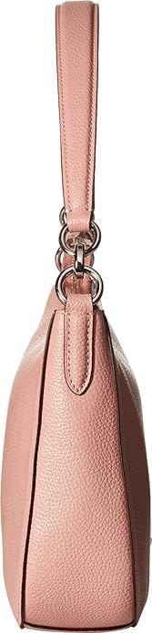 Coach Women's Pebble Chelsea Crossbody Luxury Bag - Pre-Loved - Peony - Refurbished_Peony_Left Side_64111