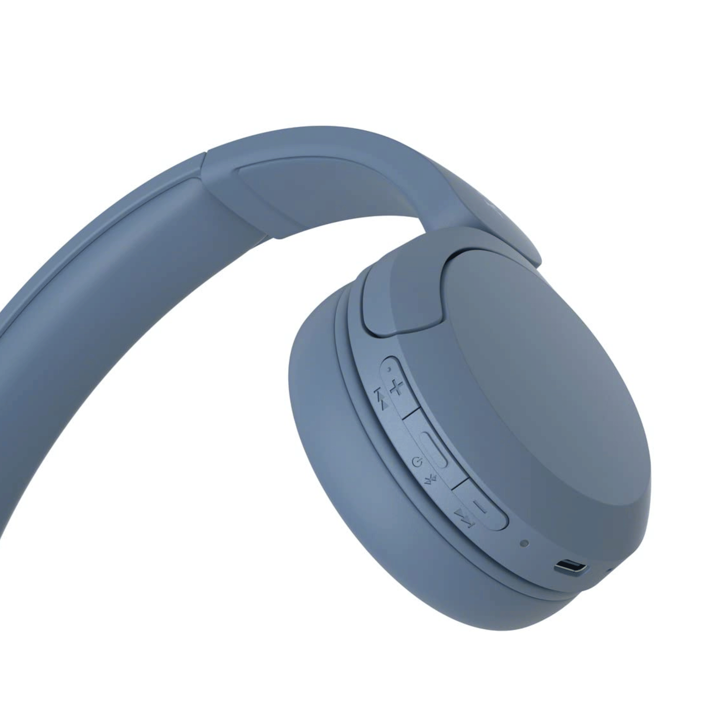 Sony WH CH520 on Ear Headphones - Refurbished_Blue_Right Side_115242