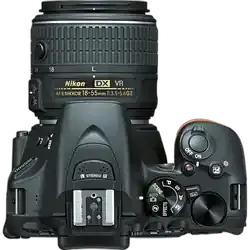 Nikon D5500 24.2MP DSLR - Refurbished_Black_Back_90101