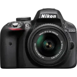 Nikon D3300 24.2MP DSLR - Refurbished_Black_Left Side_58285