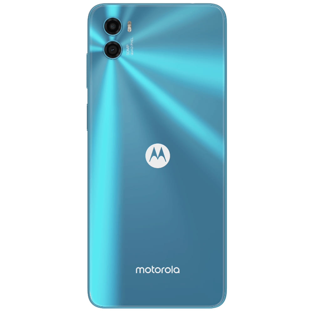 Motorola Moto e32 - Refurbished_Arctic Blue_Back_49305