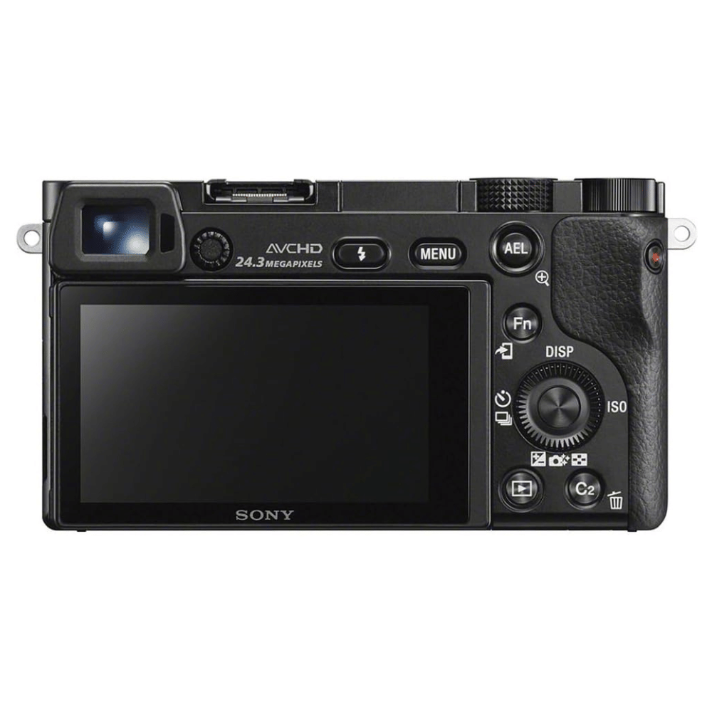 Sony Alpha A6000  Mirrorless Camera - Refurbished_Black_Back_59640