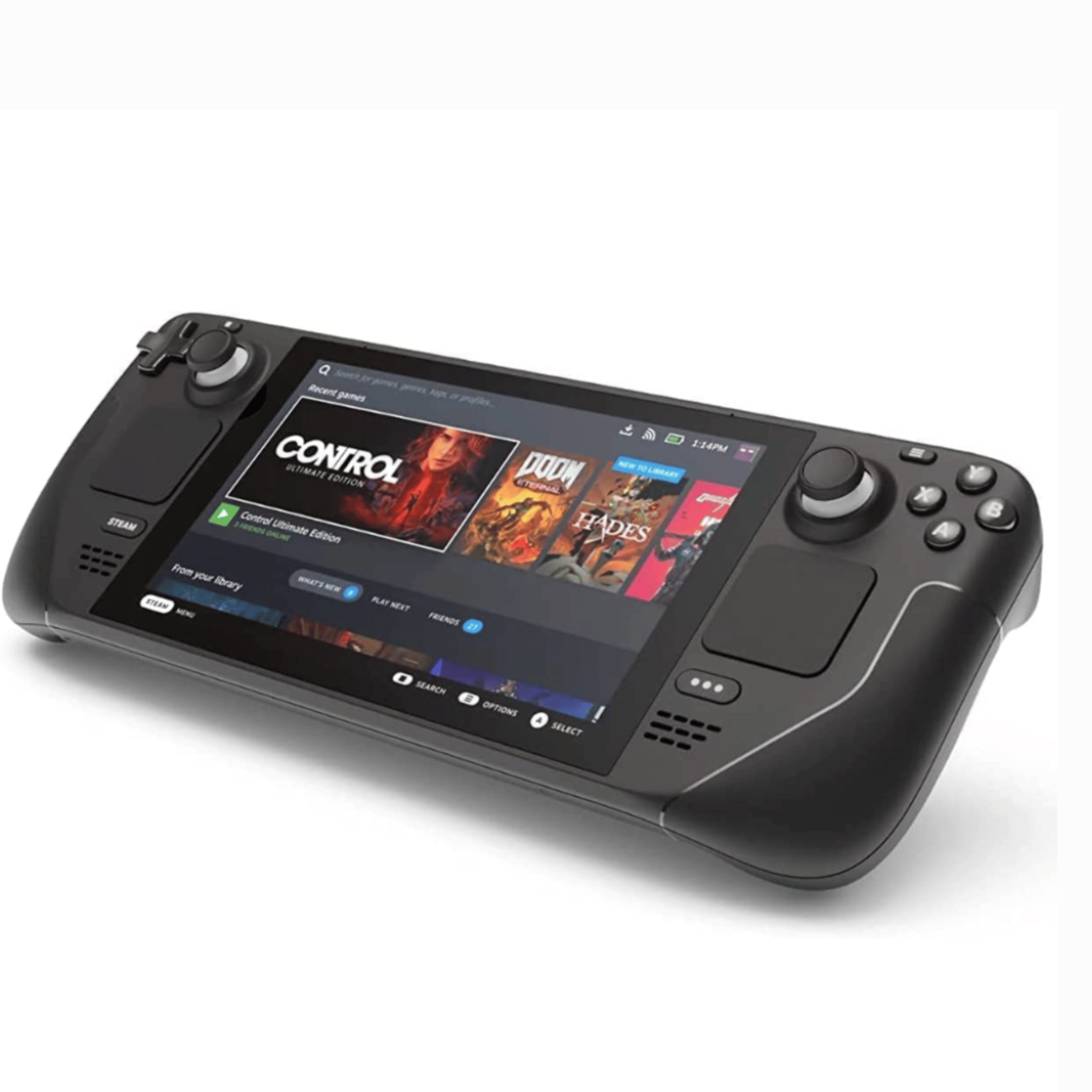 Valve Steam Deck Gaming Console (1010)- Refurbished_Black_Back_117392