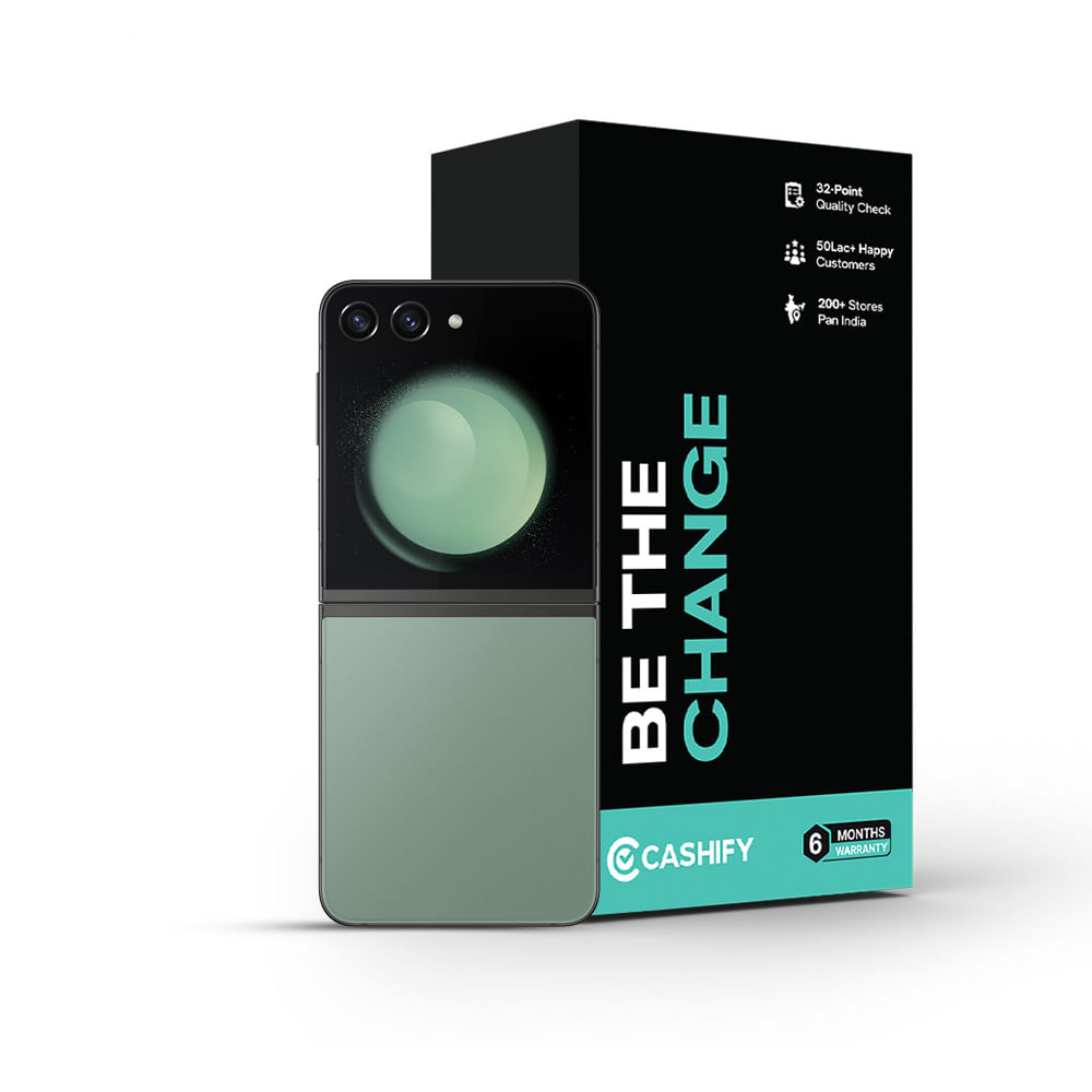 Samsung Galaxy Z Flip5 - Refurbished_Green_Phone With Box_56356