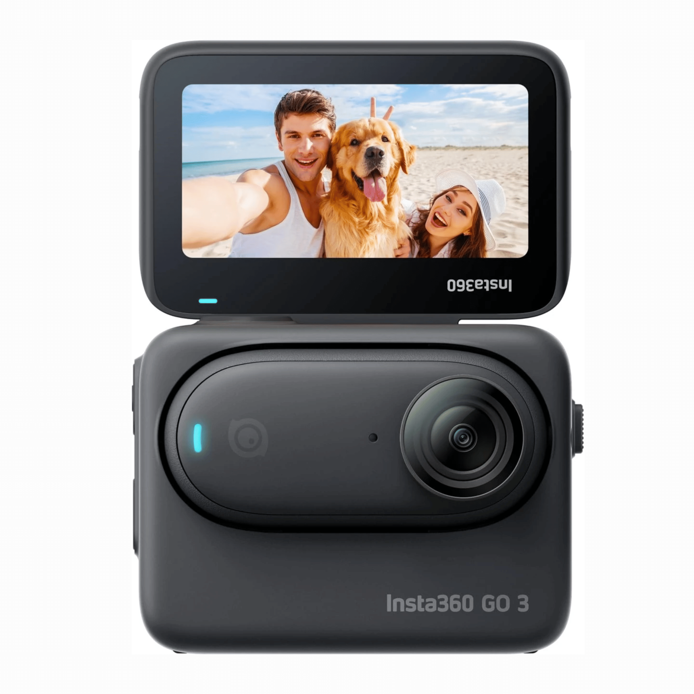 Insta360 GO 3 (128GB) 9MP Action Camera - Refurbished_Black_Left Side_123927