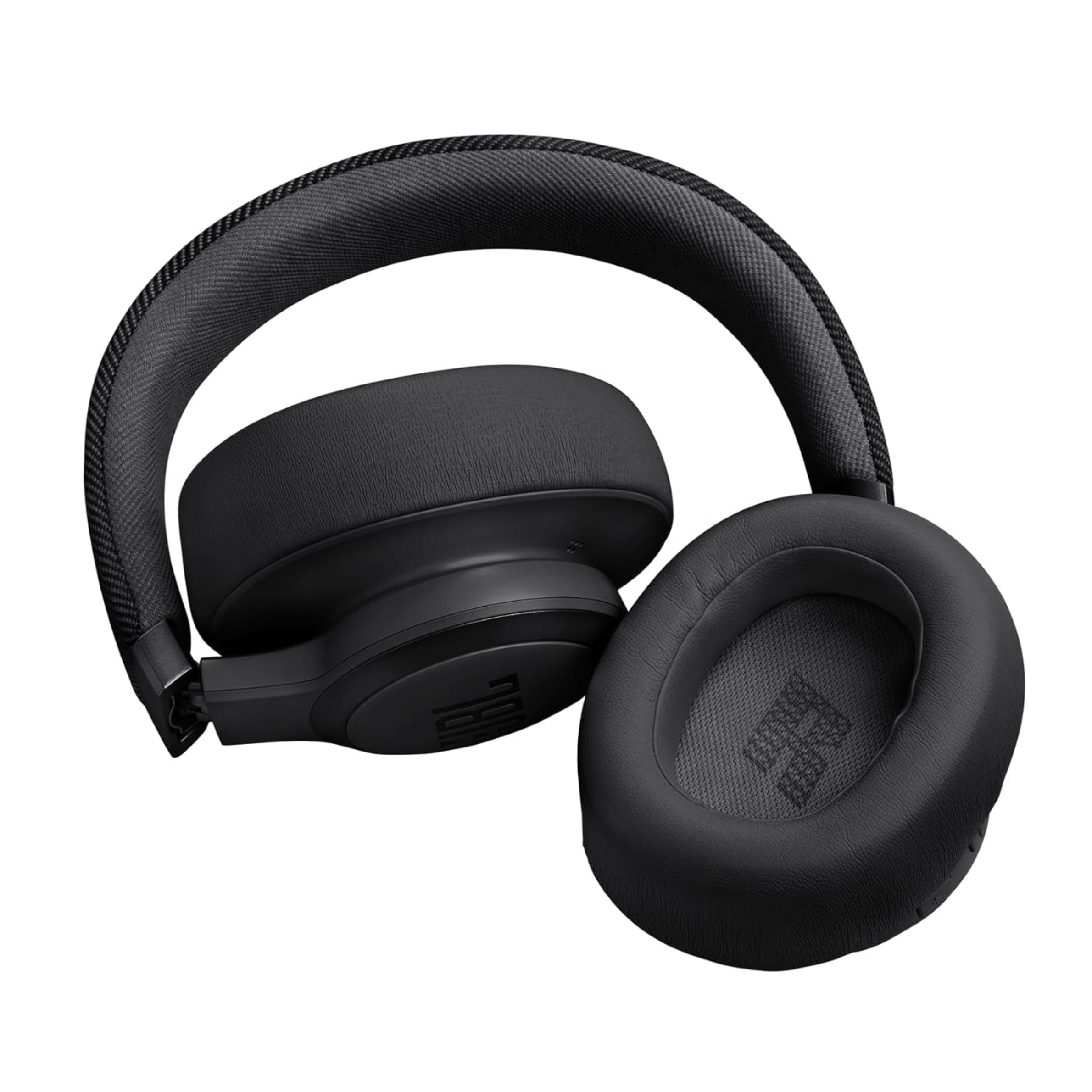 JBL Live 770NC True Adaptive Noise Cancellation Over Ear Headphone - Refurbished_Black_Back_115485