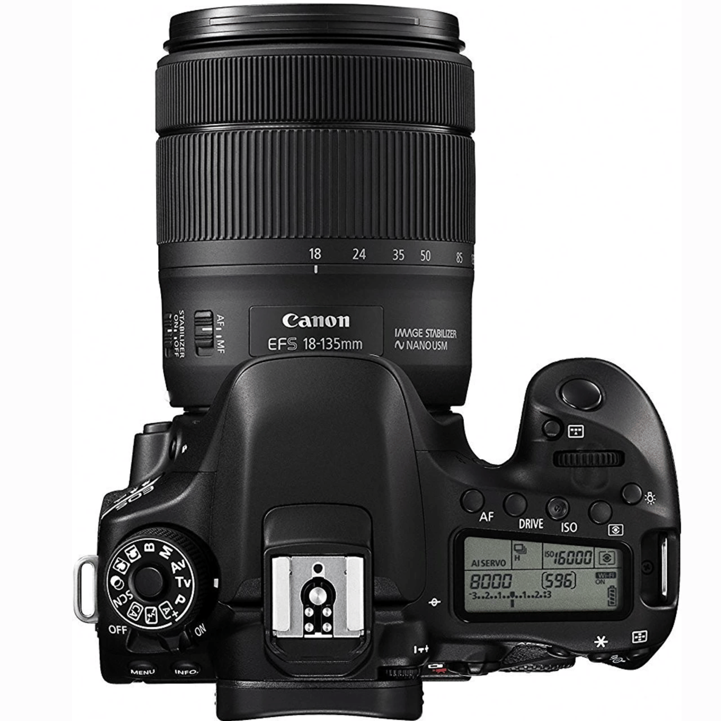 Canon EOS 80D 24.2 MP DSLR - Refurbished_Black_Top_123861