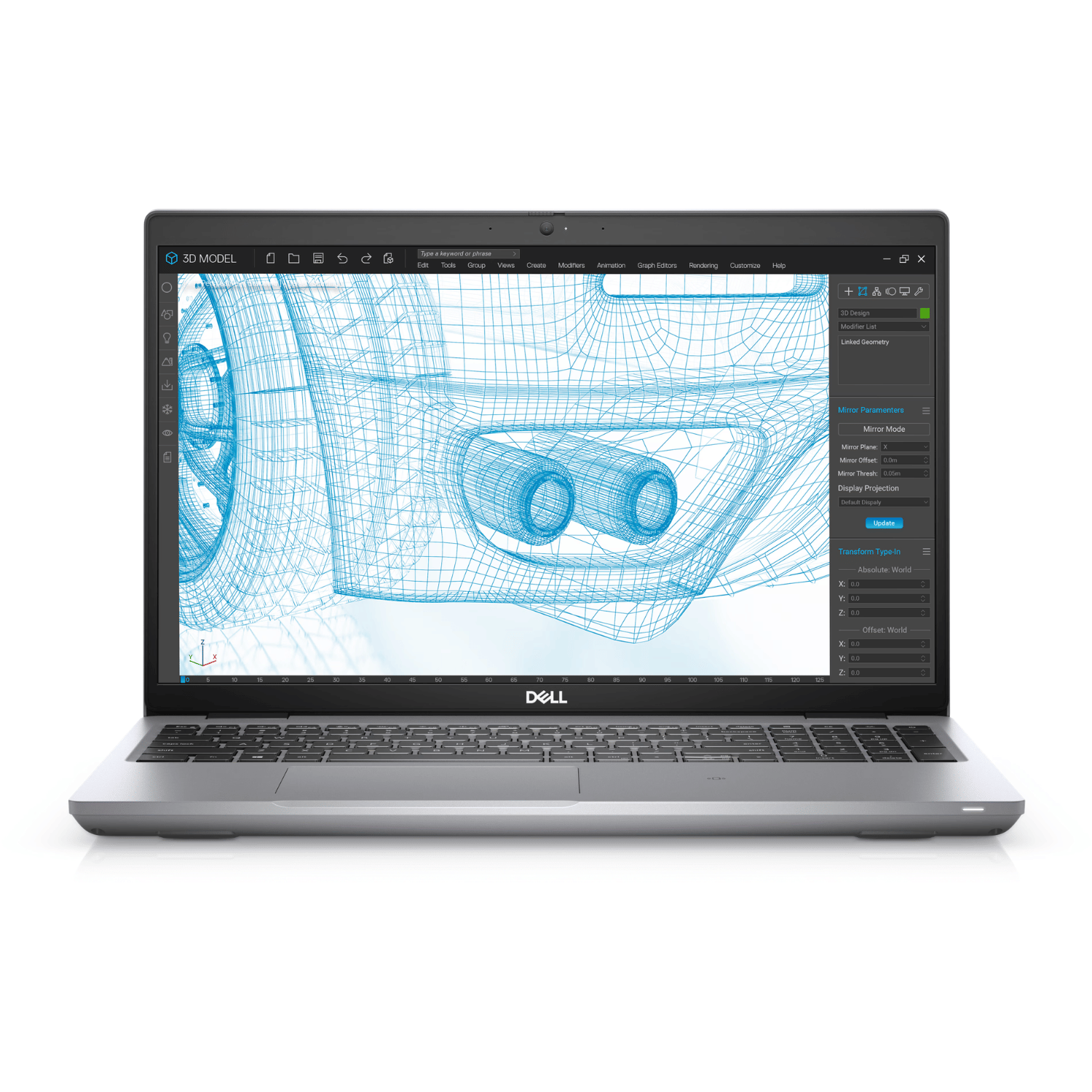 Dell Precision Series 3561 (Intel Core i9 11th Gen 15.6 Inch)- Refurbished_Silver_Front_123012