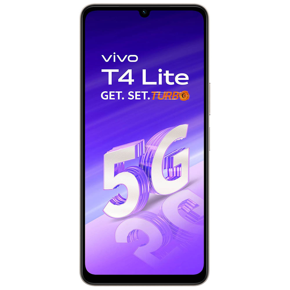 Vivo T4 Lite 5G - Refurbished_Titanium Gold_Front_62754