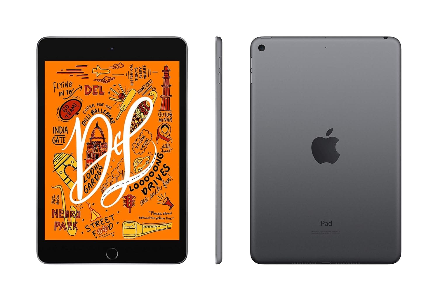 iPad Mini 64 GB Wifi Only (2019)- Refurbished_Space Gray_Top_87696