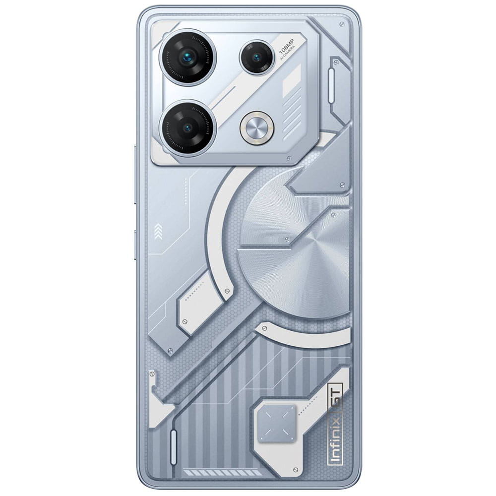 Infinix GT 10 Pro - Refurbished_Mirage Silver_Back_60386
