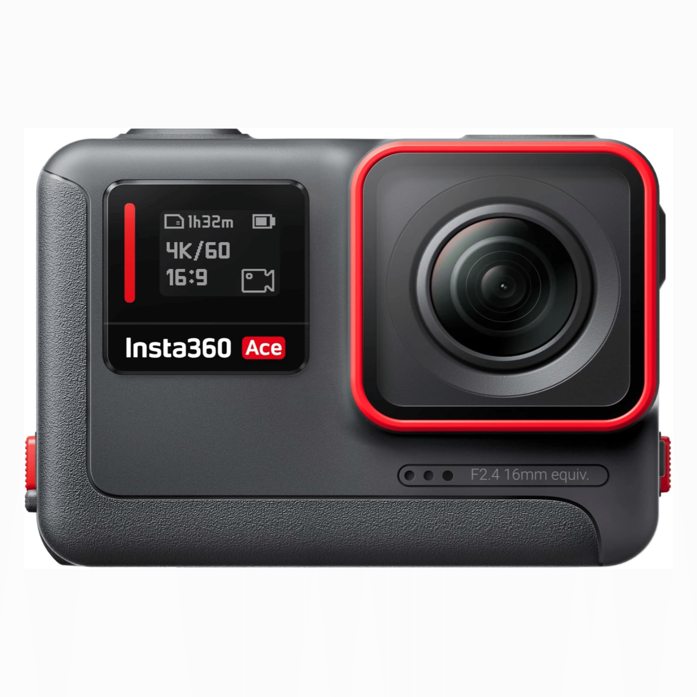 Insta360 Ace 48MP Sports Action Camera - Refurbished_Black_Front_123921