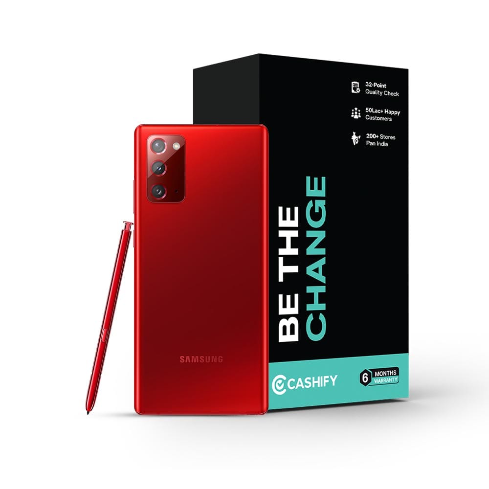Samsung Galaxy Note 20 - Refurbished_Mystic Red_Phone With Box_50332
