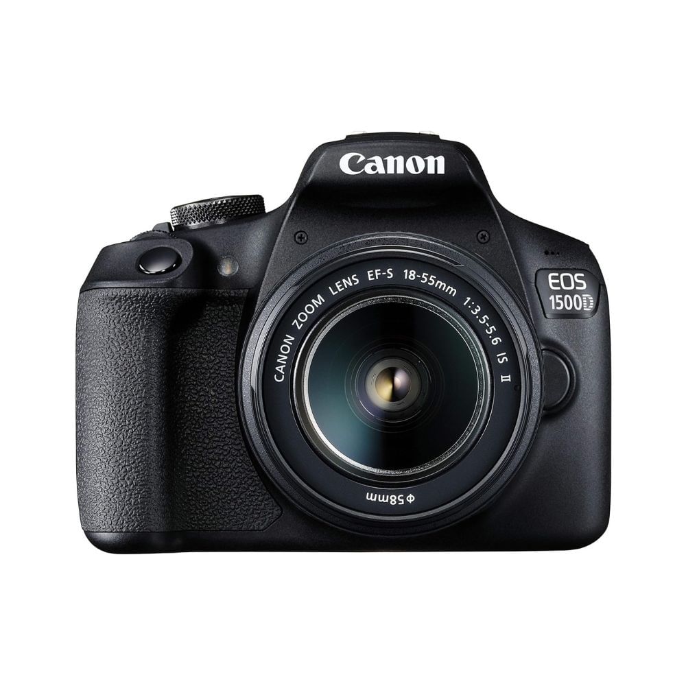 Canon EOS 1500D 24.1MP DSLR - Refurbished_Black_Front_58342