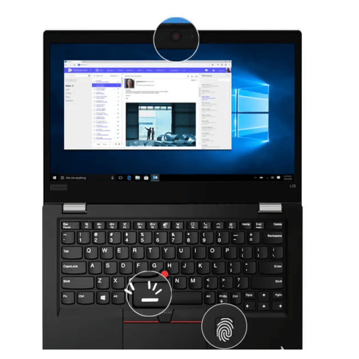 Lenovo Thinkpad L Series L13 Gen 2 (Intel Core i5 11th Gen 13.3 Inch)- Refurbished_Black_Top_115644
