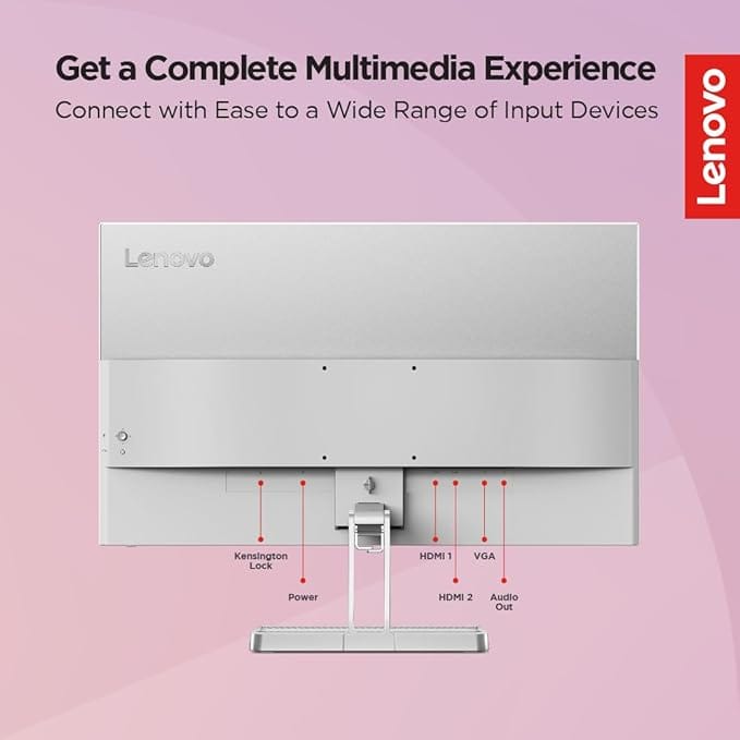 Lenovo L Series L27I - Unboxed_White_Back_88515