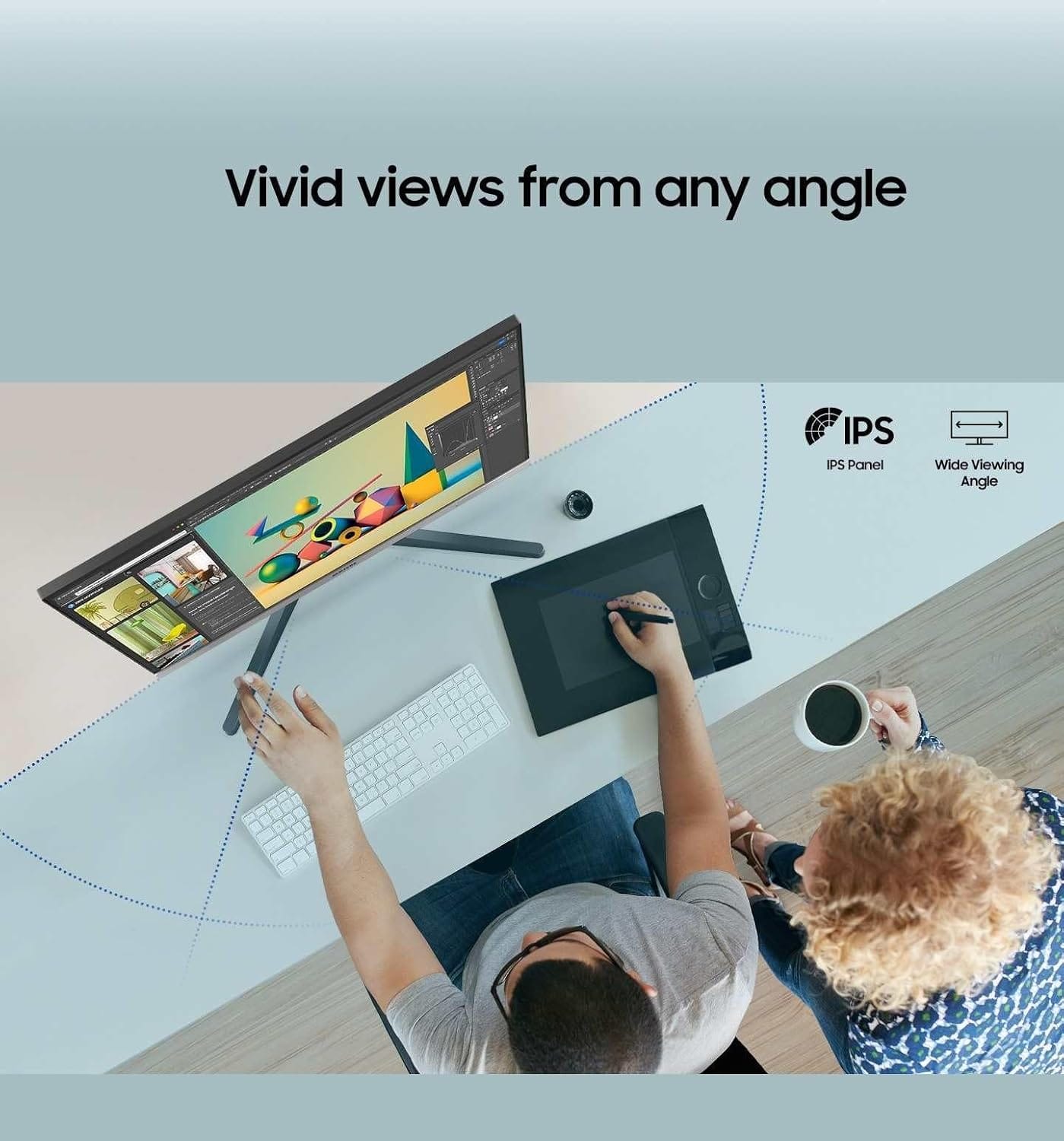 Samsung LS27C330GAWXXL S3 27 Inch IPS 100 Hz FHD Monitor  - Unboxed_Black_Left Side_88330