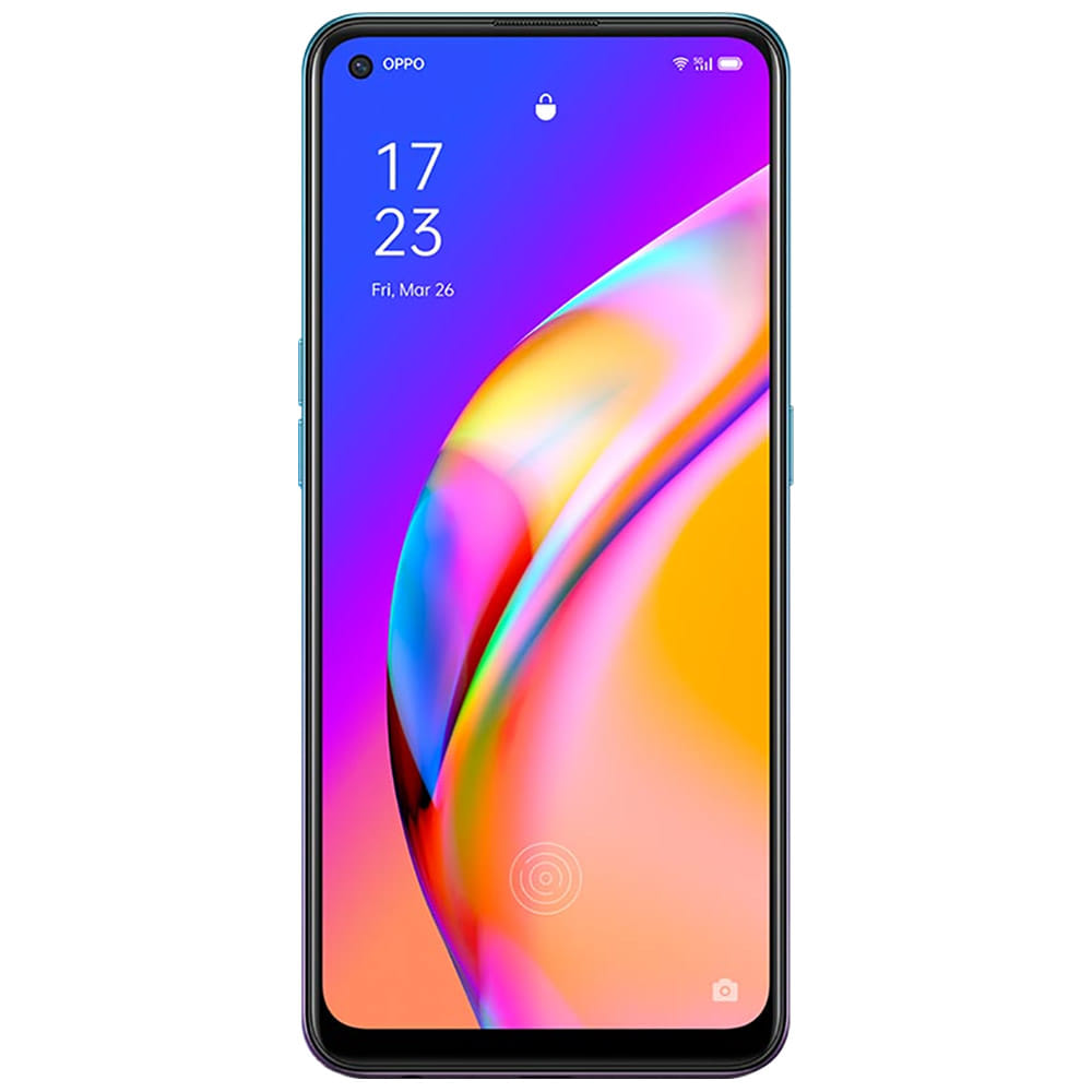 OPPO F19 Pro Plus 5G - Refurbished_Cosmo Blue_Front_46805