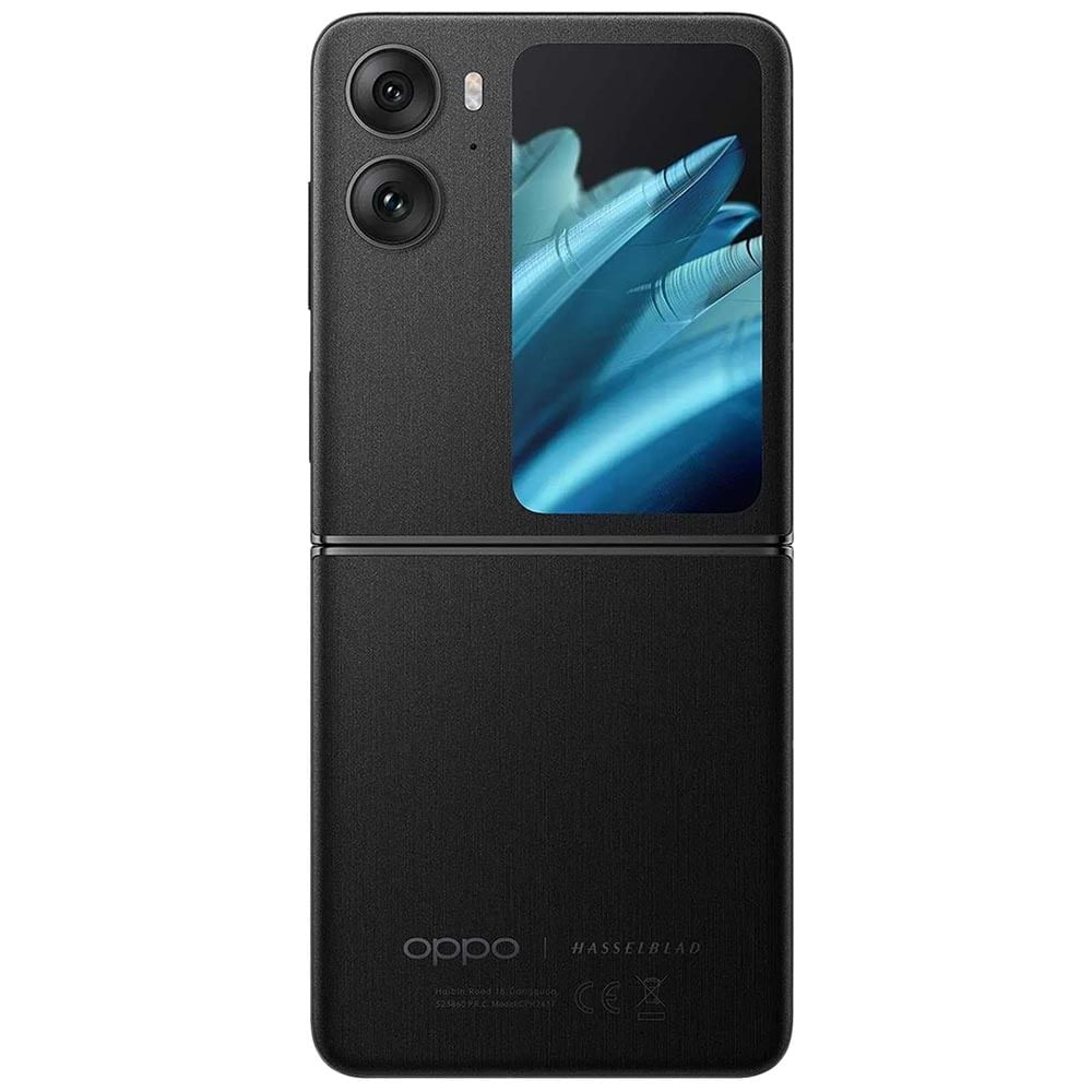 OPPO Find N2 Flip 5G - Refurbished_Astral Black_Back_46812