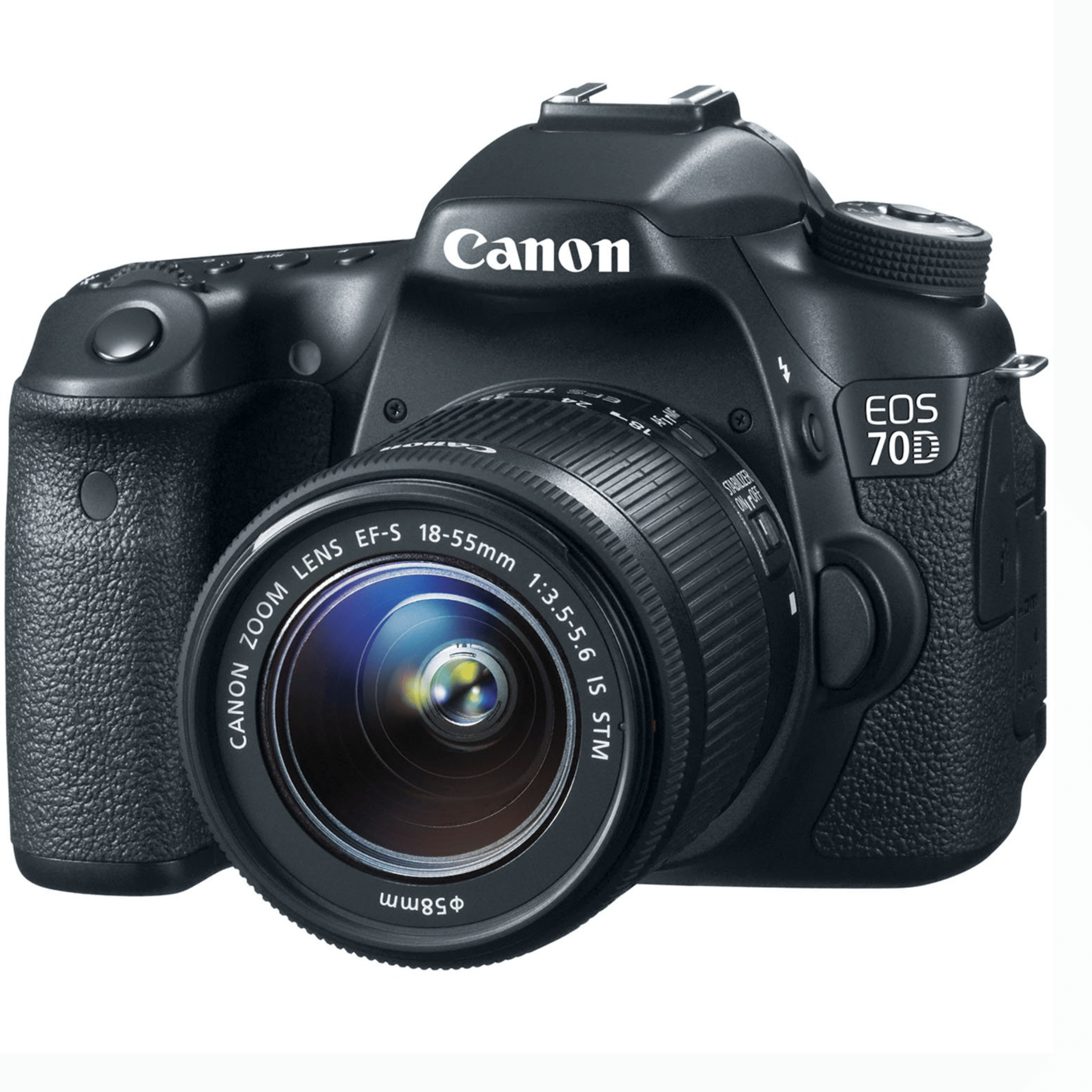 Canon 70D 20.2 MP DSLR - Refurbished_Black_Bottom_123855