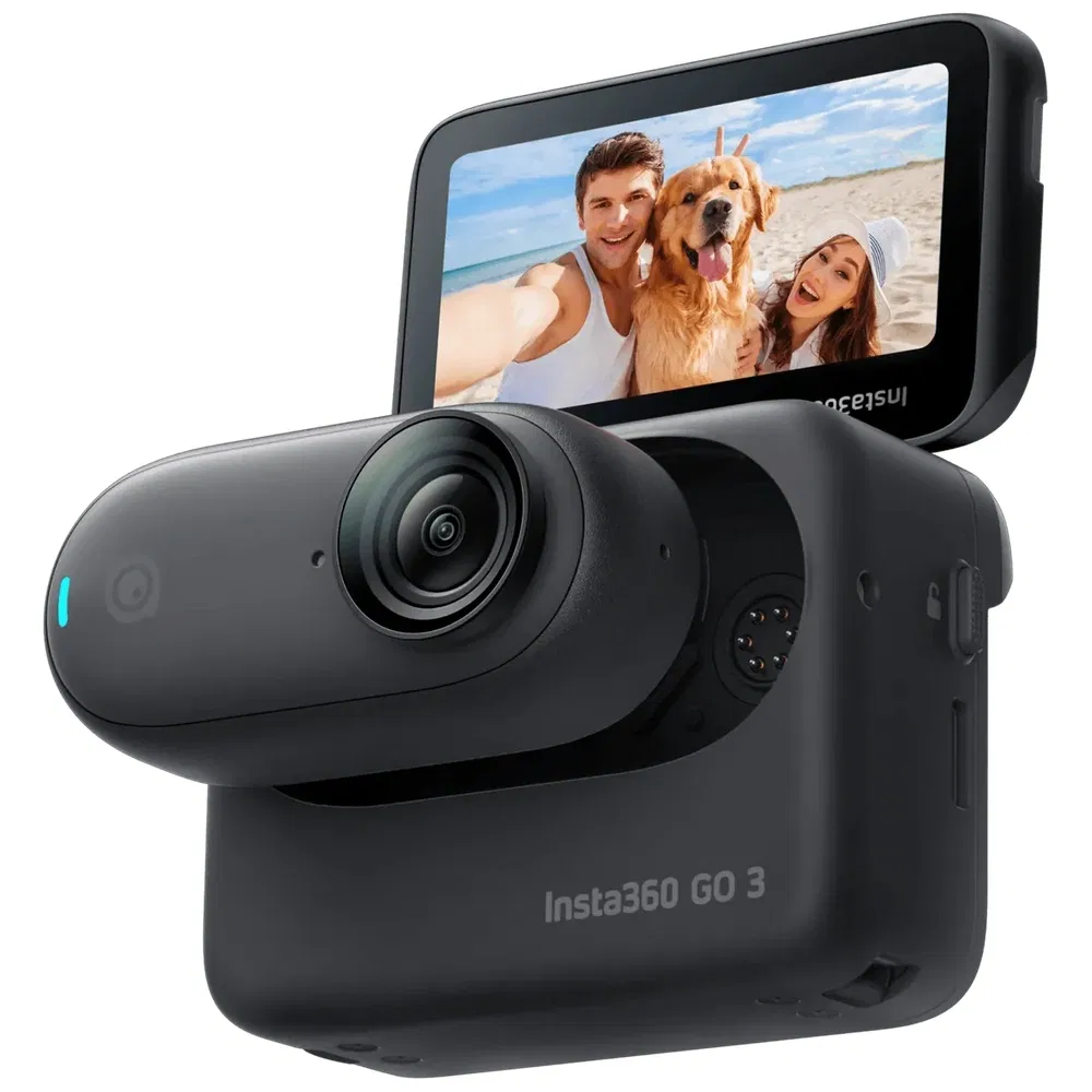 Insta360 Go 3 (64GB) Action Camera - Refurbished_Black_Right Side_126514