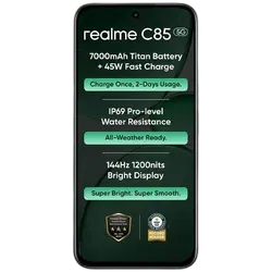 Realme C85 5G - Refurbished_Green_Front_87980