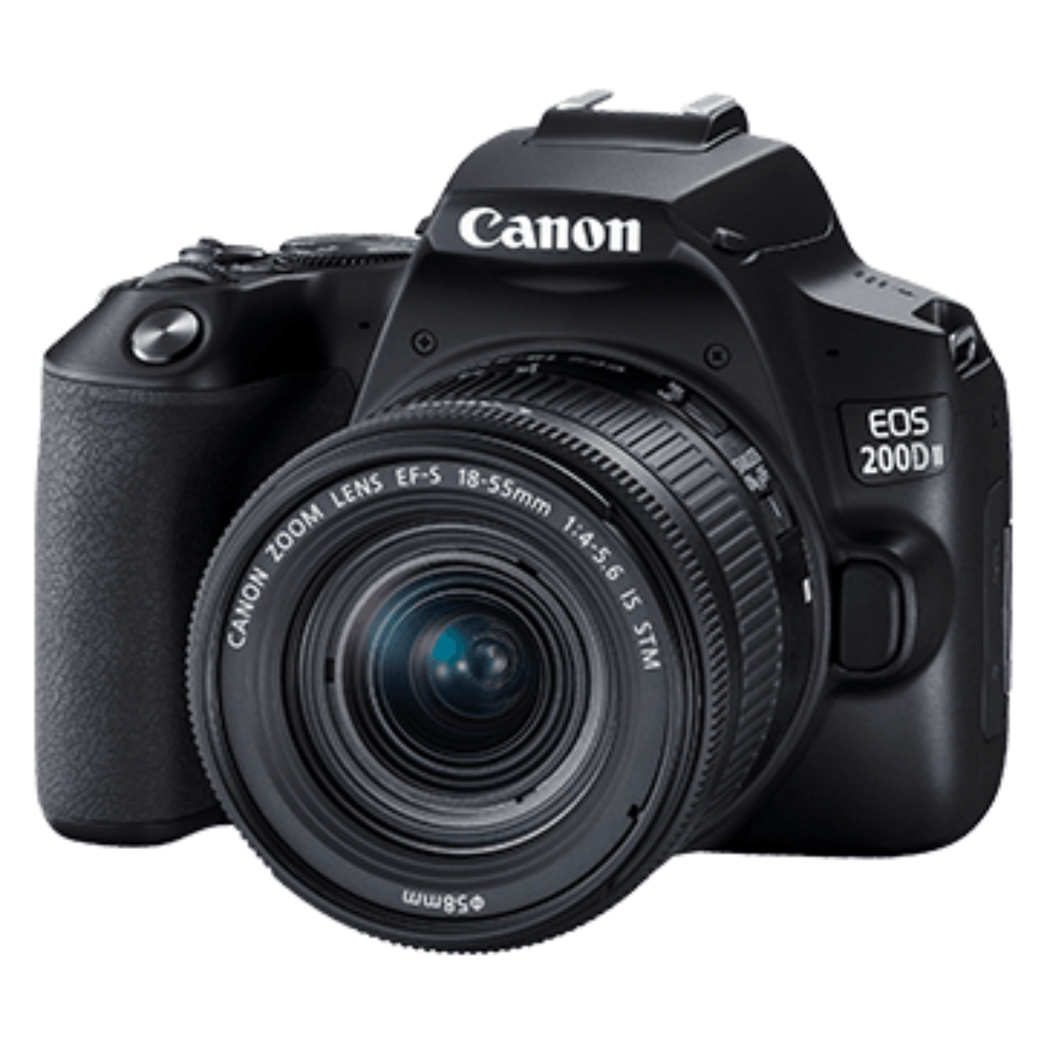 Canon EOS 200D 24.2MP DSLR - Refurbished_Black_Right Side_114592